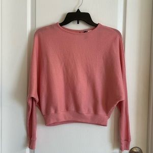 H&M Pink Cut-Out Back Sweater